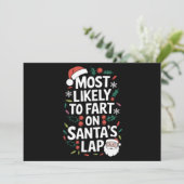 Hoogstwaarschijnlijk een scheet op de schoot van k feestdagenkaart (Staand voorkant)