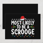 Hoogstwaarschijnlijk een Scrooge Lustige Familie M Kaart (Voorkant / Achterkant)