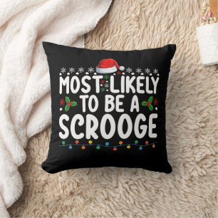 Hoogstwaarschijnlijk een Scrooge Lustige Familie M Kussen