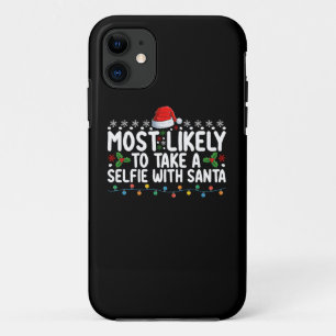 Hoogstwaarschijnlijk een selfie maken met Kerstman Case-Mate iPhone Case