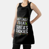 Hoogstwaarschijnlijk eet je kerstkoekjes Xmas Schort (Insitu)
