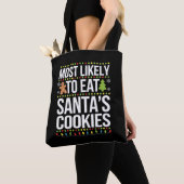 Hoogstwaarschijnlijk eet je kerstkoekjes Xmas Tote Bag (Dichtbij)