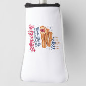 Hoogstwaarschijnlijk eten alle Sufganiyot Chanoeka Golfheadcover (Draai 90)