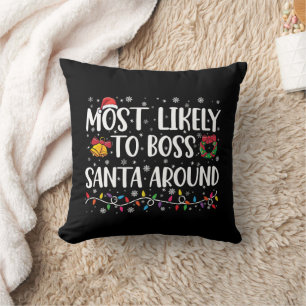 Hoogstwaarschijnlijk gaat deze persoon Santa comma Kussen