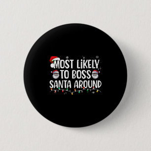 Hoogstwaarschijnlijk gaat deze persoon Santa comma Ronde Button 5,7 Cm