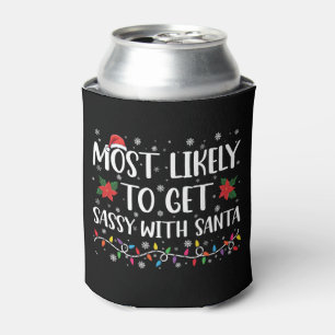 Hoogstwaarschijnlijk Gaat Sassy Met Kerstman Famil Blikjeskoeler