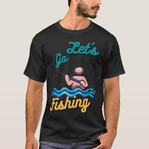 Hoogstwaarschijnlijk gaat vissen met Kerstman Visl T-shirt