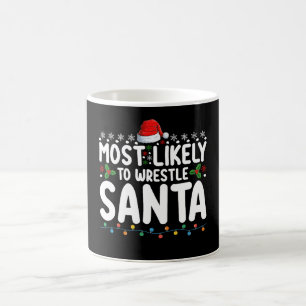 Hoogstwaarschijnlijk gekerstman worstelen Kerstmis Koffiemok