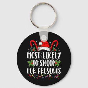 Hoogstwaarschijnlijk Geschenken Snuffelen Familie Sleutelhanger