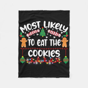 Hoogstwaarschijnlijk haat deze Kerstmis Pyjama Fam Fleece Deken