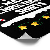Hoogstwaarschijnlijk haat het Kerstmis Kerstmis Fa Poster (Hoek)
