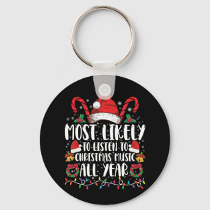 Hoogstwaarschijnlijk het hele jaar door naar Kerst Sleutelhanger