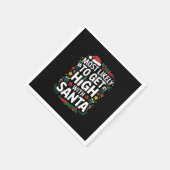 Hoogstwaarschijnlijk high worden met kerstmis servet (Hoek)