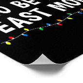 Hoogstwaarschijnlijk in de feestmodus Xmas Funny F Poster (Hoek)