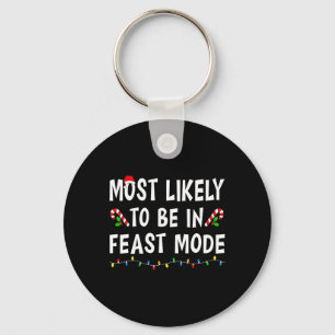 Hoogstwaarschijnlijk in de feestmodus Xmas Funny F Sleutelhanger