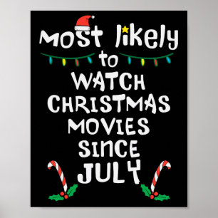 Hoogstwaarschijnlijk kerstfilms bekijken juli kers poster