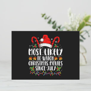 Hoogstwaarschijnlijk kerstfilms kijken sinds juli  kaart