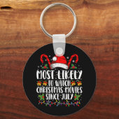 Hoogstwaarschijnlijk kerstfilms kijken sinds juli sleutelhanger (Voorkant)
