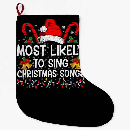 Hoogstwaarschijnlijk Kerstliederen Zingt Grote Kerstsok (Voorkant)