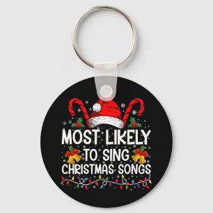Hoogstwaarschijnlijk kerstliedjes zingt sleutelhanger
