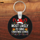 Hoogstwaarschijnlijk kerstliedjes zingt sleutelhanger (Voorkant)