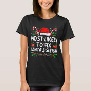 Hoogstwaarschijnlijk Kerstmis Familie Sinterklaas  T-shirt