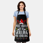 Hoogstwaarschijnlijk Kerstmis grillend en koelend Schort (Gedragen)
