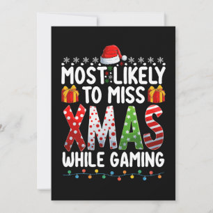 Hoogstwaarschijnlijk Kerstmis Missen Tijdens Gamen Kaart