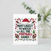 Hoogstwaarschijnlijk kijken naar alle Football Gam (Staand voorkant)