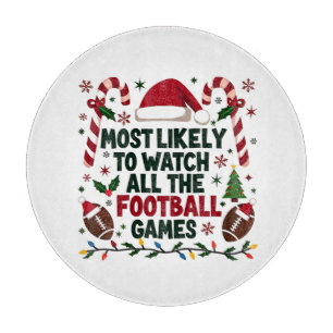 Hoogstwaarschijnlijk kijken naar alle Football Gam Snijplank