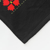 Hoogstwaarschijnlijk kijken naar volleybal kerstmi fleece deken (Hoek)