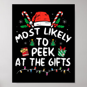 Hoogstwaarschijnlijk Kijkt Naar De Cadeaus Sinterk Poster