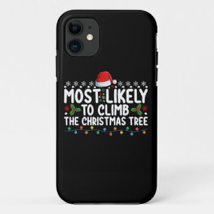 Hoogstwaarschijnlijk klimt zij in de kerstboomfami Case-Mate iPhone case