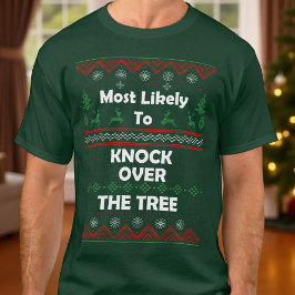 Hoogstwaarschijnlijk klop boom lelijke kerst 'trui t-shirt