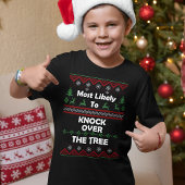 Hoogstwaarschijnlijk klop boom lelijke kerst 'trui t-shirt