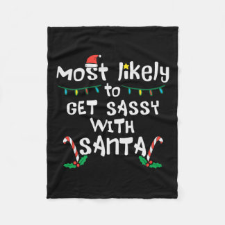 Hoogstwaarschijnlijk krijgen syy met kerstmis fami fleece deken
