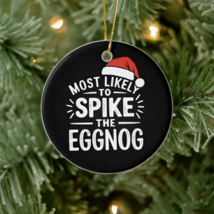 Hoogstwaarschijnlijk Krijgt De Eierpunch Een Kerst Keramisch Ornament
