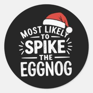 Hoogstwaarschijnlijk Krijgt De Eierpunch Een Kerst Ronde Sticker