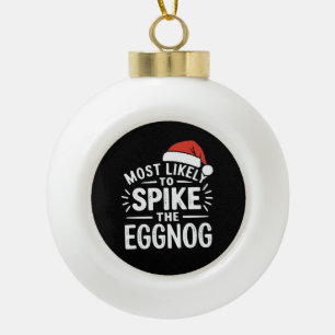 Hoogstwaarschijnlijk Krijgt De Eierpunch Kerst Ove Keramische Bal Ornament