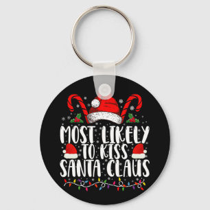 Hoogstwaarschijnlijk kust Santa Claus Kerst Famili Sleutelhanger