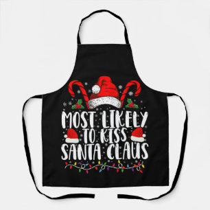 Hoogstwaarschijnlijk kust Santa Claus Kerstmis Fam Schort