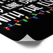 Hoogstwaarschijnlijk line dance met elfen kerstdan poster (Hoek)