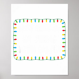 Hoogstwaarschijnlijk met de kerstman gaan skiën - poster