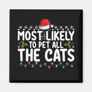 Hoogstwaarschijnlijk om alle katten met kerst te a magneet