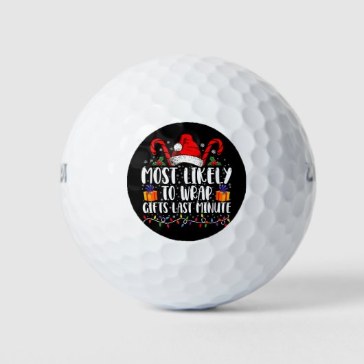 Hoogstwaarschijnlijk om cadeaus te verpakken Last  Golfballen (Voorkant)