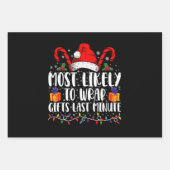 Hoogstwaarschijnlijk om cadeaus te verpakken Last  Inpakpapier Vel (Voorkant)