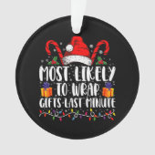 Hoogstwaarschijnlijk om cadeaus te verpakken Last Ornament (voorkant)