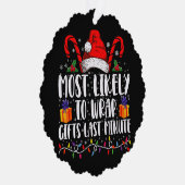 Hoogstwaarschijnlijk om cadeaus te verpakken Last  Ornament Kaart (Rechts)