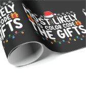 Hoogstwaarschijnlijk om de cadeaus een kleurcode t cadeaupapier (Rol Hoek)