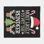 Hoogstwaarschijnlijk om de familie van de rendierp fleece deken (Voorkant (Horizontaal))